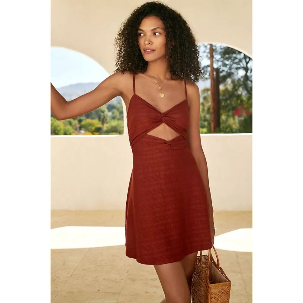 NWT Anthropologie Strappy Cutout Mini Dress Size Small